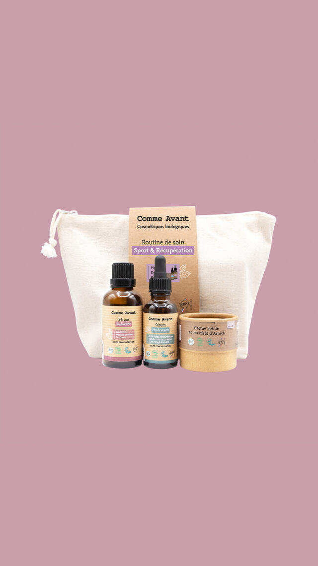 Comme Avant - Coffret Routine Soin Sport & Récupération – Bio & Naturel – Fabrication Française