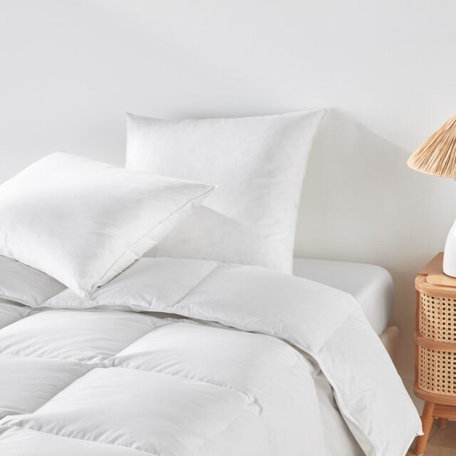 LA REDOUTE INTERIEURS - Oreiller Moelleux 30% Duvet - Coton Bio
