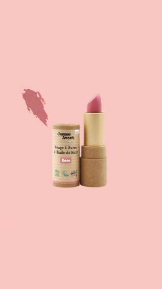 Comme Avant - Rouge à Lèvres Rose Bio – Vegan & Longue Tenue – Sans Dioxyde de Titane