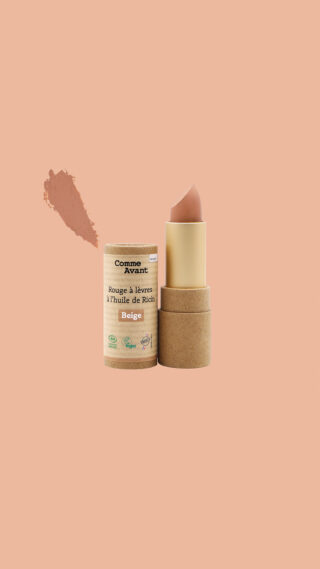 Comme Avant - Rouge à Lèvres Beige Bio – Vegan & Longue Tenue – Sans Dioxyde de Titane