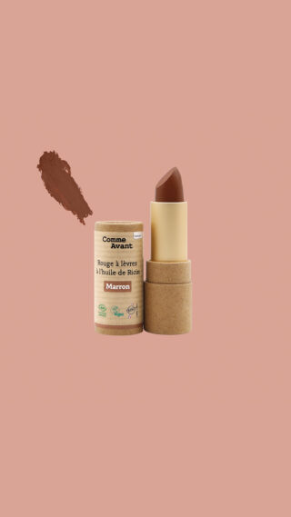Rouge à Lèvres Marron Bio – Vegan & Longue Tenue – Sans Dioxyde de Titane par la marque Comme Avant Comme Avant - Rouge à Lèvres Marron Bio – Vegan & Longue Tenue – Sans Dioxyde de Titane