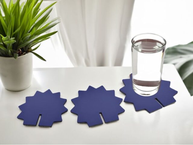 décoration transformable en set de 6 sous-verres