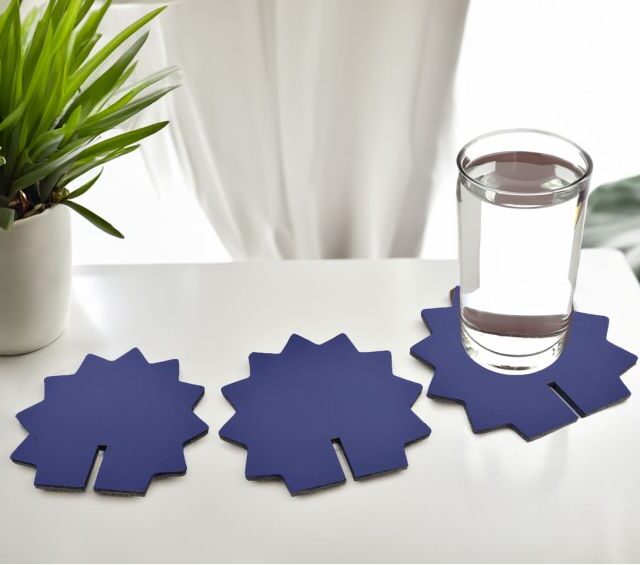 décoration transformable en set de 6 sous-verres