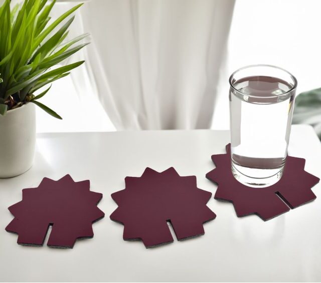 décoration transformable en set de 6 sous-verres