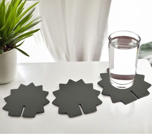 décoration transformable en set de 6 sous-verres