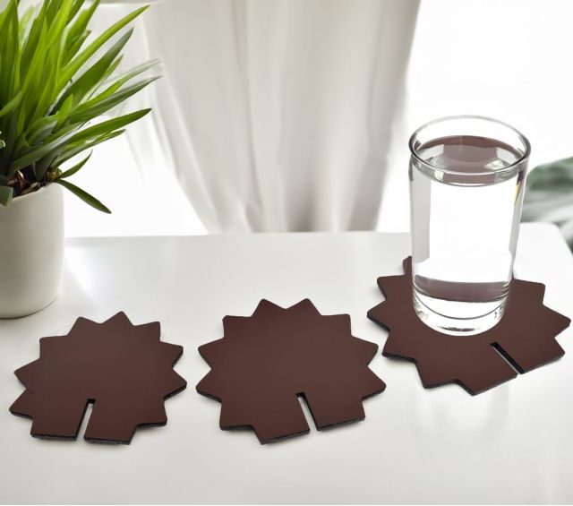 décoration transformable en set de 6 sous-verres