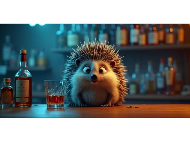 Lavoisier Maroquinier - 6 sous-verres "Hérisson" en cuir marron