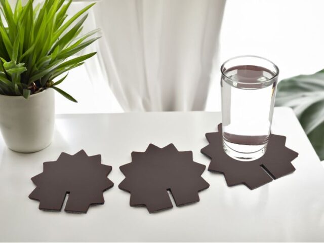 décoration transformable en set de 6 sous-verres