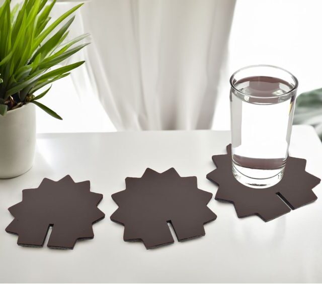 décoration transformable en set de 6 sous-verres