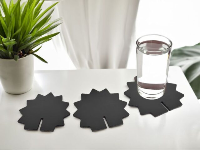 décoration transformable en set de 6 sous-verres