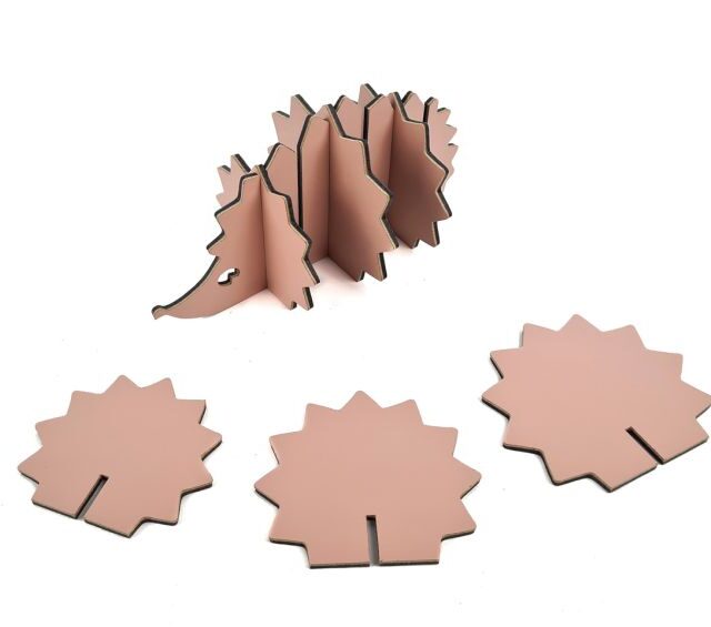 décoration transformable en set de 6 sous-verres