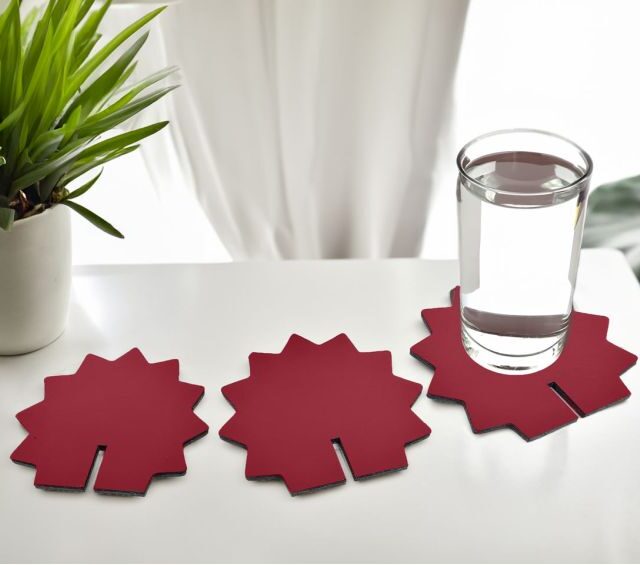 décoration transformable en set de 6 sous-verres