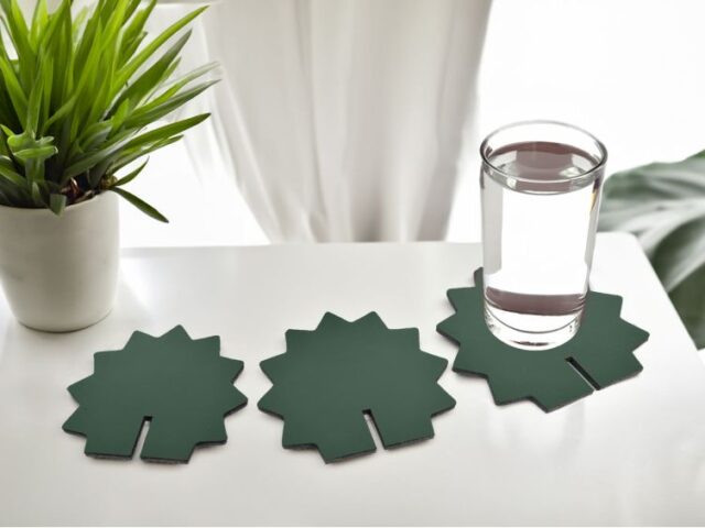 décoration transformable en set de 6 sous-verres