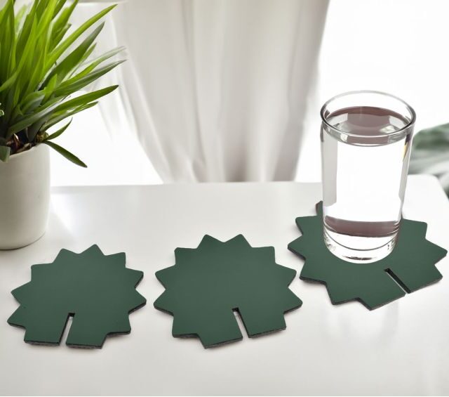 décoration transformable en set de 6 sous-verres