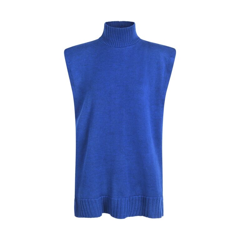 Divine Harmonie - Pull Chasuble Sans Manches Unisex Chakra du 3ème Oeil en Laine Mérinos