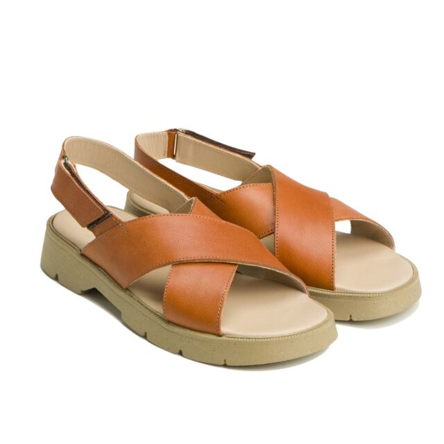 KLEMAN - SANDALE-NUPIEDS ILOT OAK Orange