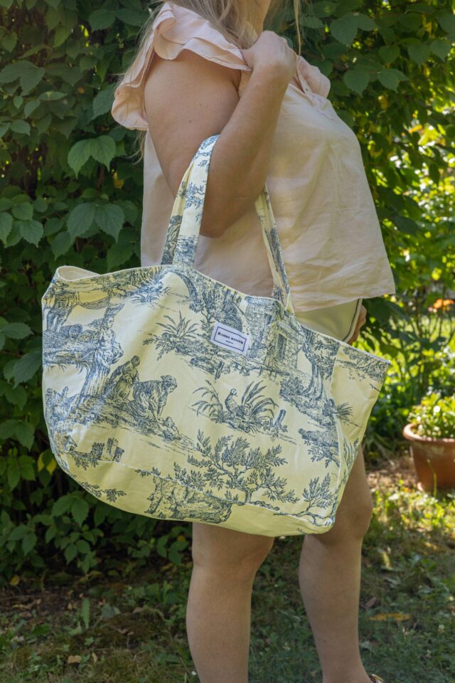 Maison Mallow - Cabas en Toile de Jouy