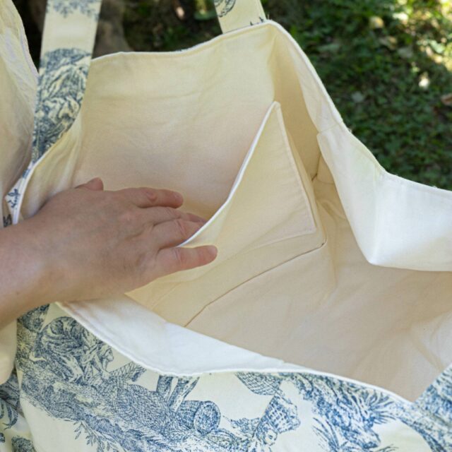 Maison Mallow - Cabas en Toile de Jouy