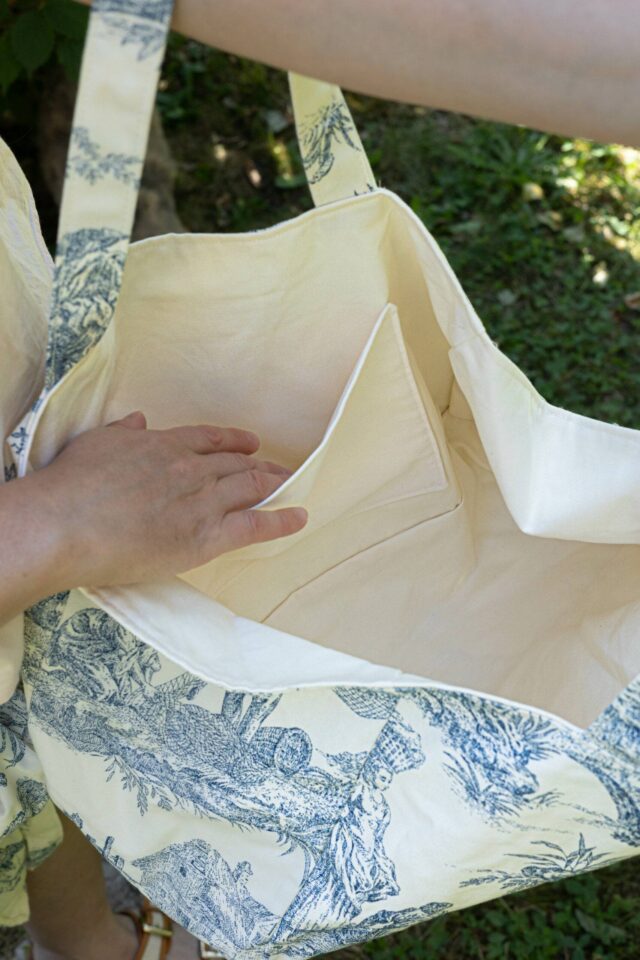 Maison Mallow - Cabas en Toile de Jouy