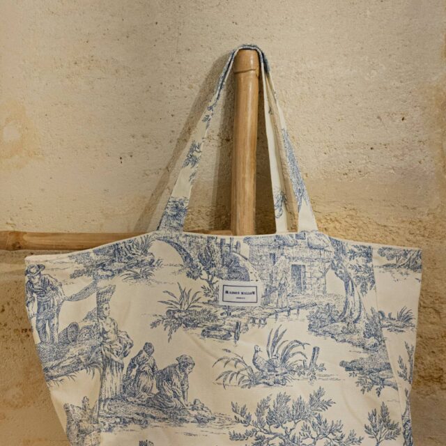 Maison Mallow - Cabas en Toile de Jouy