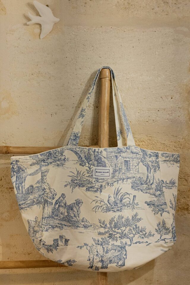 Maison Mallow - Cabas en Toile de Jouy