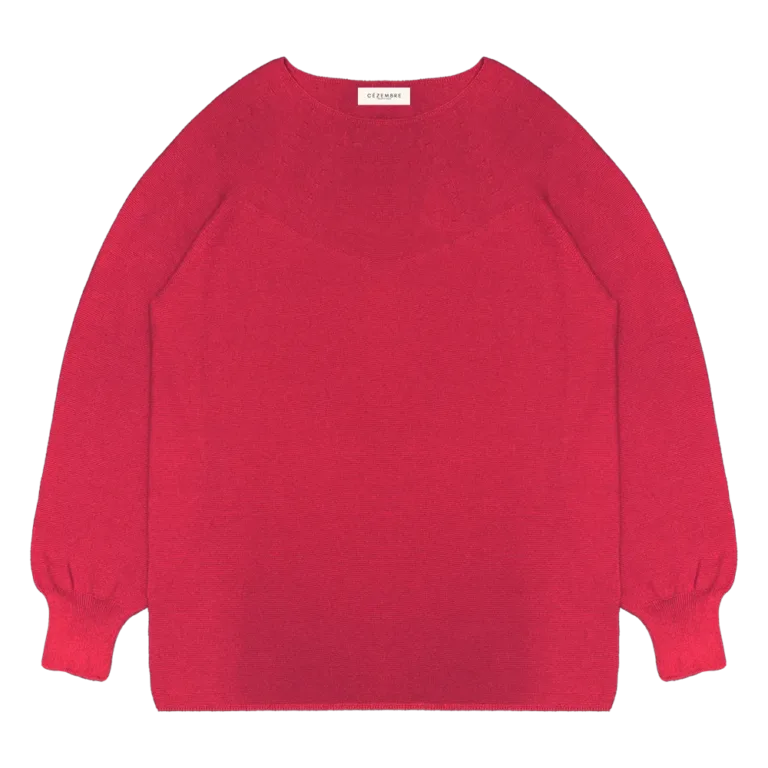 Cézembre - Pull Découverte (Coton bio) - Rose / XL