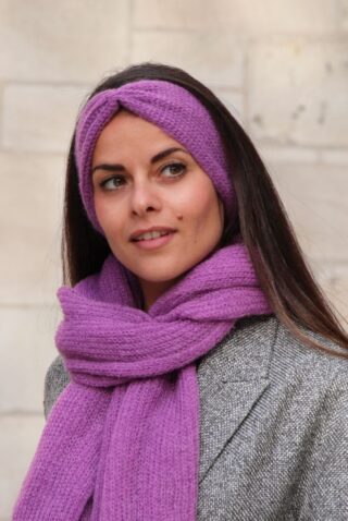 Bandeau Pauline Mauve (Pauline) par la marque Maison Bonnefoy Maison Bonnefoy - Bandeau Pauline Mauve (Pauline)