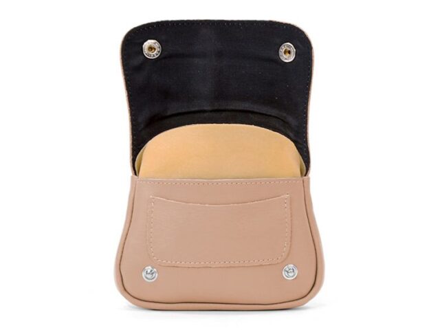 La Guêpe - Petite Maroquinerie - Blague à  tabac en cuir - caramel - 108