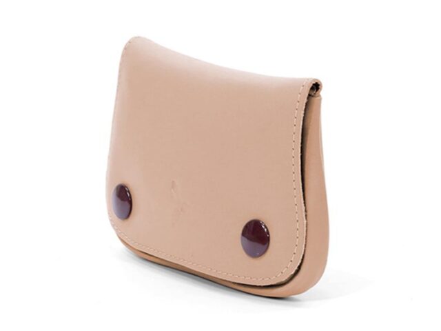 La Guêpe - Petite Maroquinerie - Blague à  tabac en cuir - caramel - 108