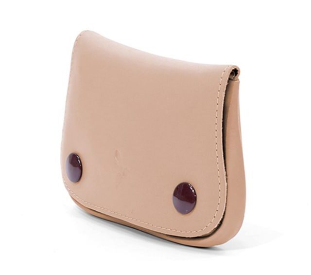 La Guêpe - Petite Maroquinerie - Blague à  tabac en cuir - caramel - 108