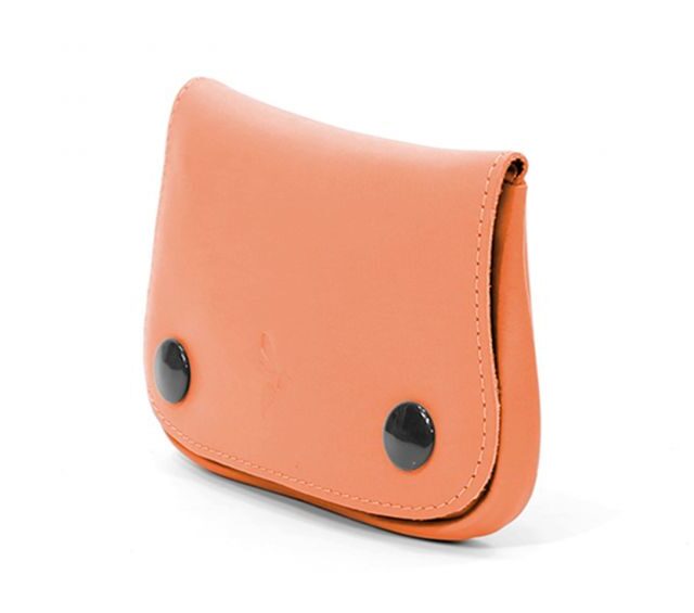La Guêpe - Petite Maroquinerie - Blague à  tabac en cuir - orange - 108