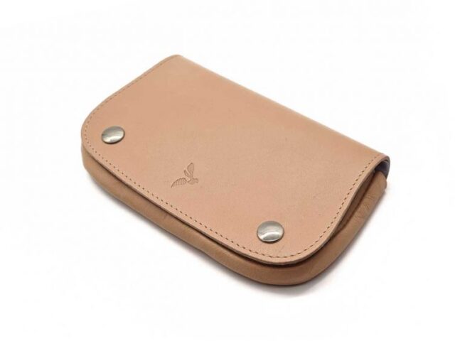 La Guêpe - Petite Maroquinerie - Blague à tabac "Luxe" en cuir nude - PM-034-01