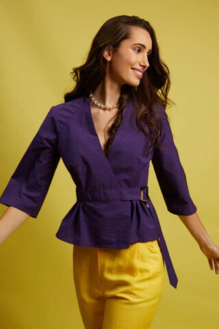 Cache-Cœur Chic – Violet par la marque My tailor is Joh My tailor is Joh - Cache-Cœur Chic – Violet