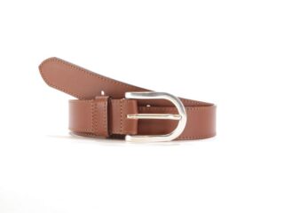 La Guêpe - Ceinture cuir doublé gold, boucle rectangle acier poli 5029  Choisir