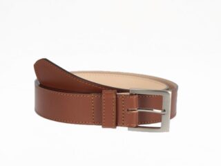 Ceinture cuir doublé marron gold, boucle carrée 5046 Choisir par la marque La Guêpe La Guêpe - Ceinture cuir doublé marron gold, boucle carrée 5046 Choisir