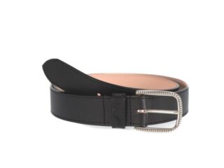 Ceinture cuir doublé noir boucle à motif 5030 Choisir par la marque La Guêpe La Guêpe - Ceinture cuir doublé noir boucle à motif 5030 Choisir