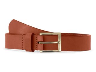 Ceinture cuir gold, boucle carrée, classique, en laiton – 30mm – 4125 Choisir par la marque La Guêpe La Guêpe - Ceinture cuir gold, boucle carrée, classique, en laiton – 30mm – 4125 Choisir