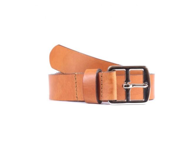 La Guêpe - Ceinture cuir gold boucle laiton massif chromé  4057 Choisir