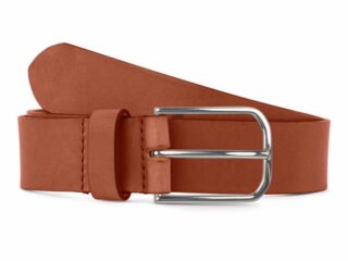 La Guêpe - Ceinture cuir gold, boucle rectangulaire, classique, argentée  35mm  4122 Choisir