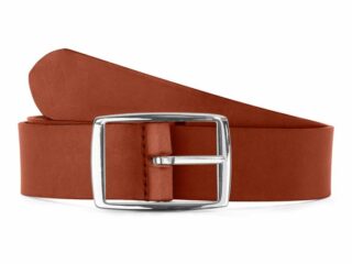 Ceinture cuir gold, boucle rectangulaire, moderne, argentée – 35mm – 4121 Choisir par la marque La Guêpe La Guêpe - Ceinture cuir gold, boucle rectangulaire, moderne, argentée – 35mm – 4121 Choisir