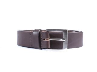 Ceinture cuir marron foncé, boucle carrée 4046 Choisir par la marque La Guêpe La Guêpe - Ceinture cuir marron foncé, boucle carrée 4046 Choisir