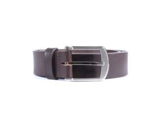 Ceinture cuir marron foncé, boucle moderne acier gris satiné 4031 Choisir par la marque La Guêpe La Guêpe - Ceinture cuir marron foncé, boucle moderne acier gris satiné 4031 Choisir
