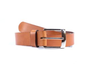 La Guêpe - Ceinture cuir marron Gold, boucle chromée 4039 Choisir