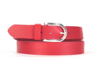 Ceinture cuir rouge, boucle fer à cheval 4029 Choisir par la marque La Guêpe La Guêpe - Ceinture cuir rouge, boucle fer à cheval 4029 Choisir