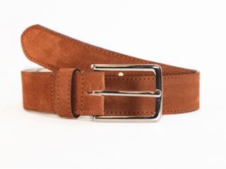 Ceinture cuir velours gold, boucle élégante acier poli – 2037 Choisir par la marque La Guêpe La Guêpe - Ceinture cuir velours gold, boucle élégante acier poli – 2037 Choisir