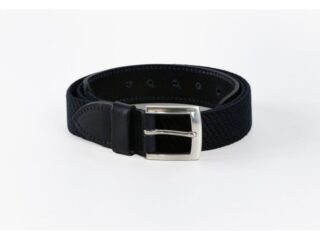 La Guêpe - Ceinture élastique en cuir bleu marine  10103 Choisir