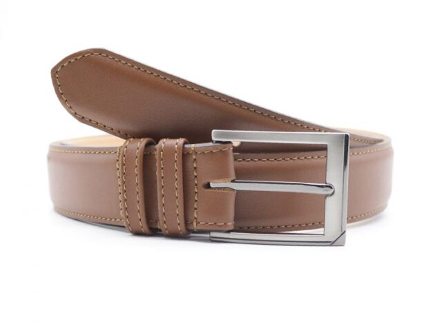 La Guêpe - Ceinture en cuir lisse gold 6097 Choisir
