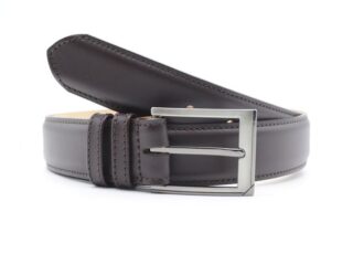 Ceinture en cuir lisse marron 6097 Choisir par la marque La Guêpe La Guêpe - Ceinture en cuir lisse marron 6097 Choisir