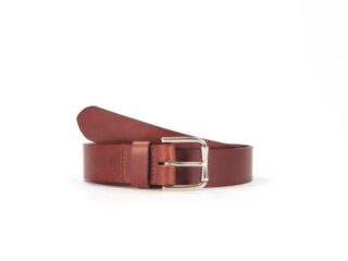Ceinture en cuir marron cannelle et sa boucle élégante – rouleau fixe -4024 Choisir par la marque La Guêpe La Guêpe - Ceinture en cuir marron cannelle et sa boucle élégante – rouleau fixe -4024 Choisir