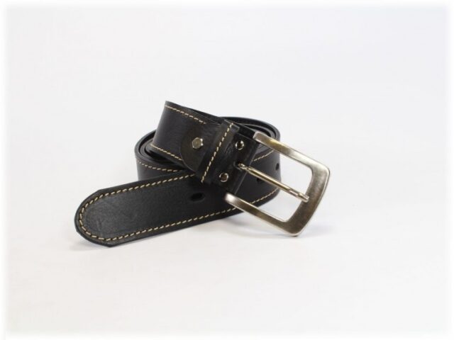 La Guêpe - Ceintures - Ceinture en cuir noir